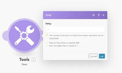 The Make scenario editor